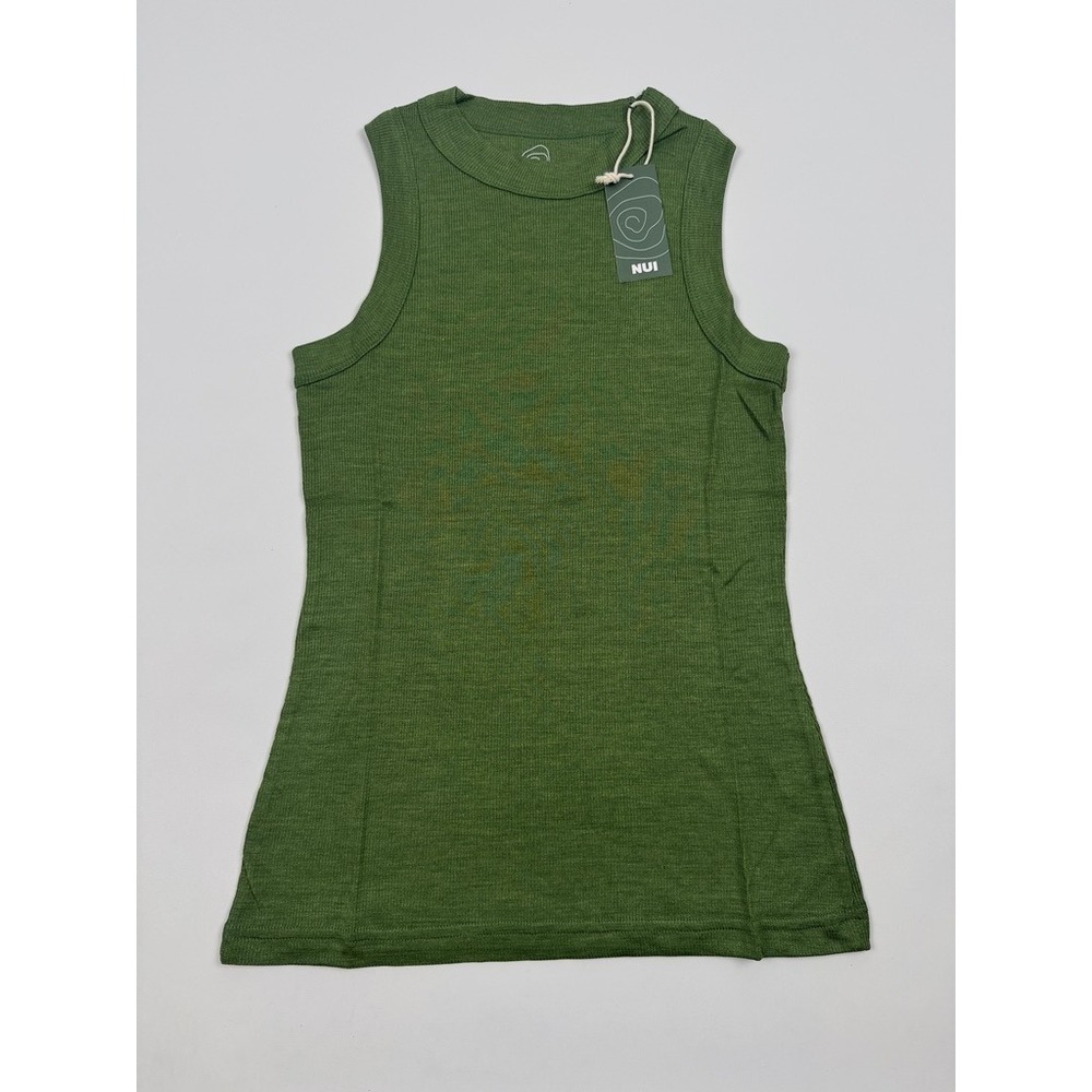 Nui Organics Women's Merino Silk Tank Dill Adult Medium